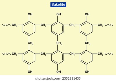 A hard, infusible, and chemically resistant plastic, Bakelite was based on a chemical combination of phenol and formaldehyde (phenol-formaldehyde resin), two compounds that were derived from coal tar 