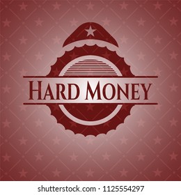 Hard Money retro red emblem