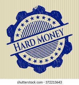 Hard Money rubber grunge texture stamp
