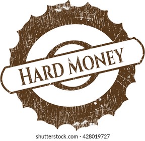 Sello de textura gruesa de caucho de Dinero Duro