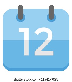 
A hard paper in a spring stand with the written date depicting calendar 
