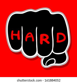 Hard punch icon
