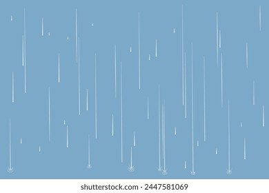 hard rain drops effect. nature background