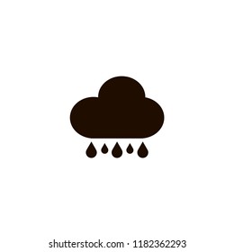 Hard Rain icon. flat design