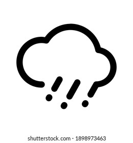 Hard Rain Icon ,Rain icon. Line design template. Vector illustration ,in trendy flat style isolated on background. icon page symbol for your web site design Hard Rain icon logo, app, UI