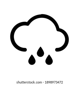 Hard Rain Icon ,Rain icon. Line design template. Vector illustration ,in trendy flat style isolated on background. icon page symbol for your web site design Hard Rain icon logo, app, UI