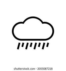 Hard Rain Icon simple desain