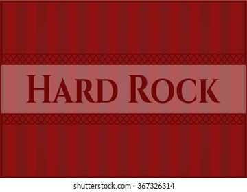 Bandera o afiche de Hard Rock