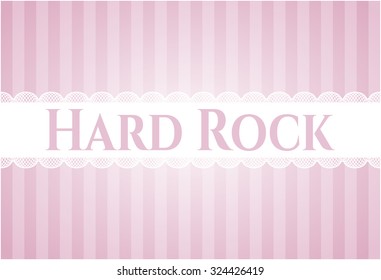 Hard Rock card or banner