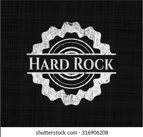 Hard Rock chalkboard emblem