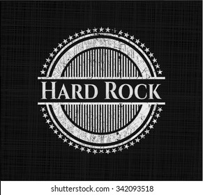 Hard Rock chalkboard emblem