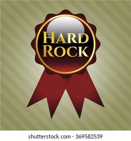Hard Rock golden emblem