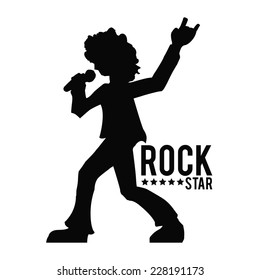 hard rock graphic design , vector illustration