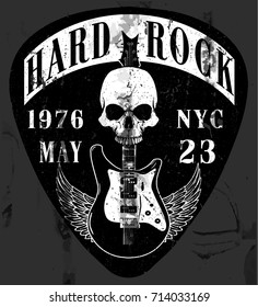 Hard Rock Music Poster