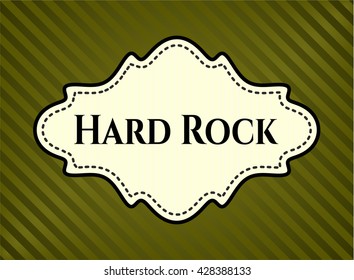 Hard Rock Poster oder Karte