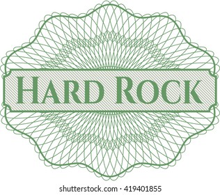 Hard Rock rosette or money style emblem