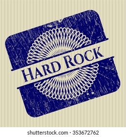 Hard Rock rubber grunge texture stamp