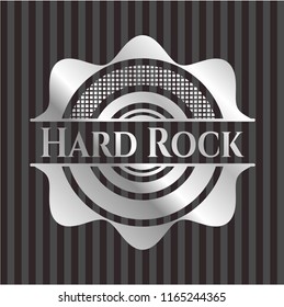Hard Rock silvery badge or emblem