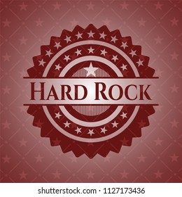 Hard Rock vintage red emblem