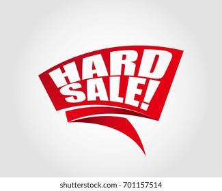 Hard sale labels banners