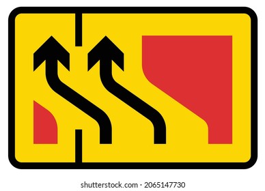 Hard Shoulder Signs, See Below For Typical Variants, Road Signs In The United Kingdom