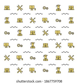 Hard skill pattern design. Easy to edit with vector file. Can use for all your creative content. Especially about life skill.