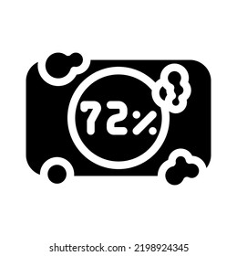 hard soap household glyph icon vector. hard soap household sign. isolated symbol illustration