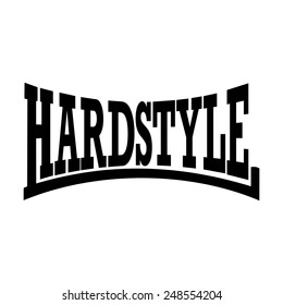 Logo estilizado de estilo duro