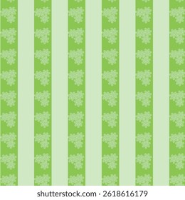 It's hard to tell exactly, but this might be a pattern of vertical stripes with alternating shades of green. The pattern appears to repeat across the surface.