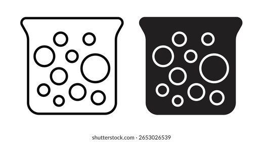 Ícone de água dura Ilustração de modelo de vetor de design de logotipo
