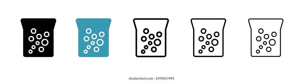 Hard Water Icon Pack. Linienart EPS 10