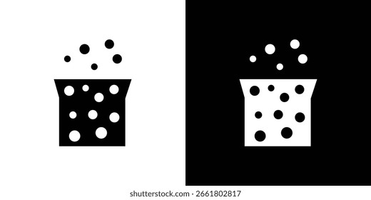 Symbol für hartes Wasser. Vektorsymbol im trendigen Flachdesign