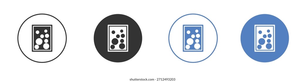 Icono de agua dura Diseño de línea delgada. Gráfico de Vector. EPS 10