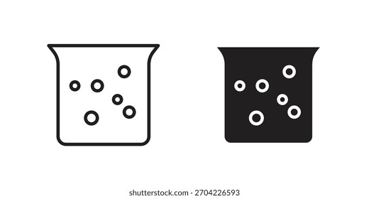 Hard Water icon in thin stroke and flat style.