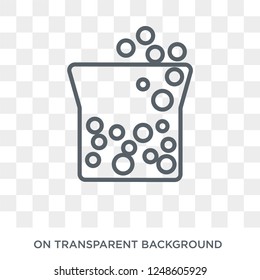 Hard Water icon. Trendy flat vector Hard Water icon on transparent background from Cleaning collection. High quality filled Hard Water symbol use for web and mobile