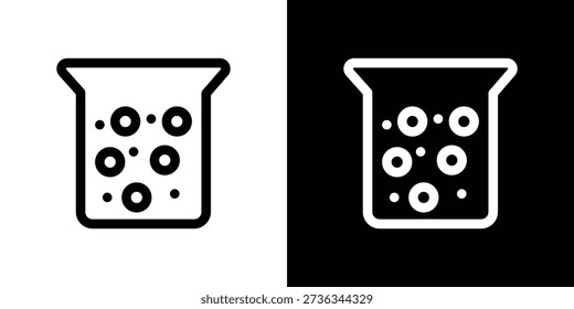 Hard Water icons. linear trend modern icons set