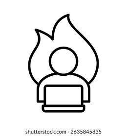Hard Work Icon Element For Design