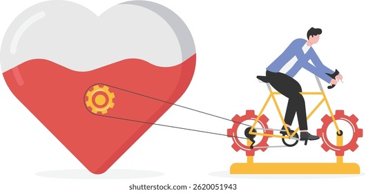Hard work for income and salary growth, increase in investment portfolio and savings,

