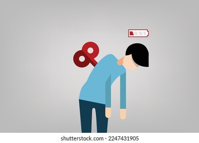 hard working, need charging the energy