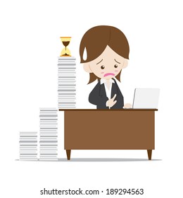 Hard working woman, many problem
