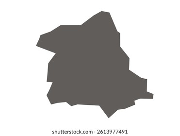 Harda District Map Highlighted on Madhya Pradesh State Map