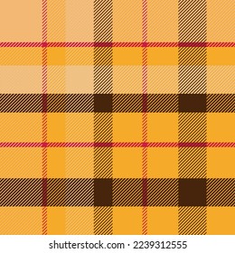 hardal rendi twill flannel modern tartan kumaş textil doku yün moda gömlek yüzey eşarp eps 10 vector
