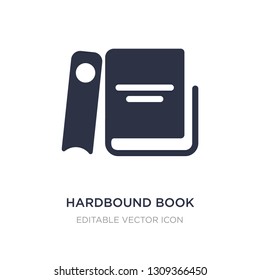 hardbound book variant icon on white background. Simple element illustration from Education concept. hardbound book variant icon symbol design.