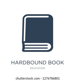 hardbound book variant icon vector on white background, hardbound book variant trendy filled icons from Education collection, hardbound book variant vector illustration