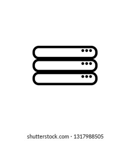 Harddisk icon design template vector isolated illustration
