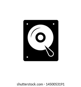 harddisk icon, illustration design template