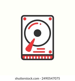 harddisk icon, isolated glyph icon theme gadget
