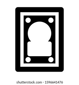 harddisk icon isolated sign symbol vector illustration - high quality black style vector icons

