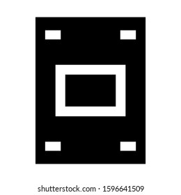 harddisk icon isolated sign symbol vector illustration - high quality black style vector icons
