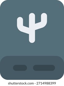 Icono de Vector de disco duro en estilo moderno, dispositivo de hardware de almacenamiento e ilustración de tecnología de copia de seguridad digital. Icono plano